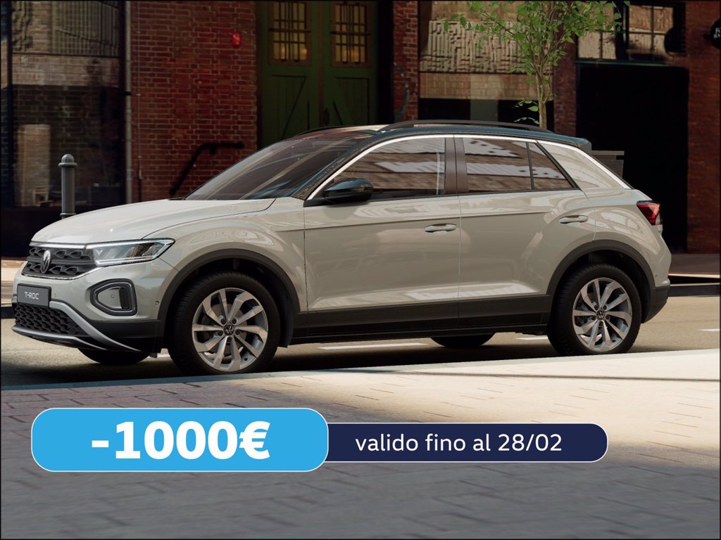 VOLKSWAGEN T-roc 1.0 tsi edition plus 115cv