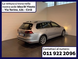 VOLKSWAGEN Golf variant 1.6 tdi (btdi) highline 110cv dsg