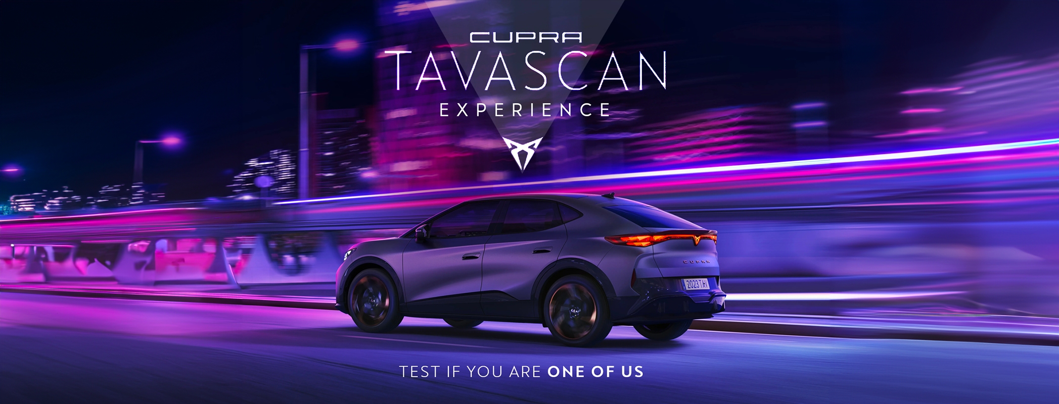 CUPRA Tavascan Experience Banner