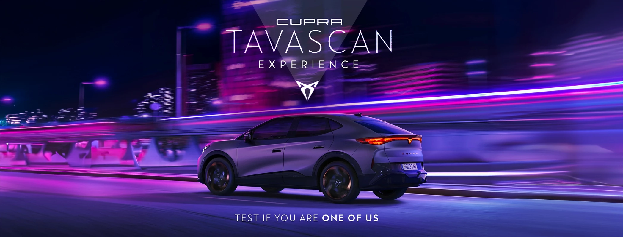 CUPRA Tavascan Experience Banner